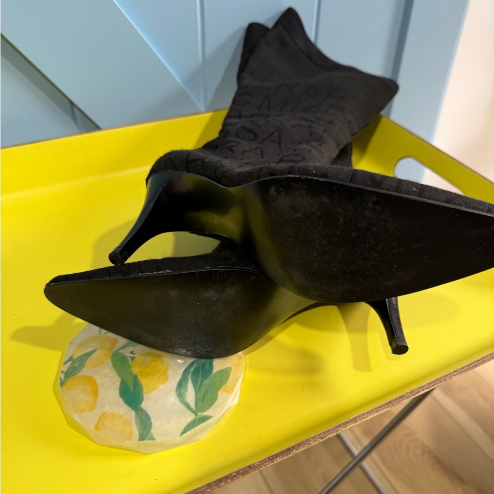 isaac mizrahi • Live! Suede Slouch Heel Boots - Picture 4 of 5